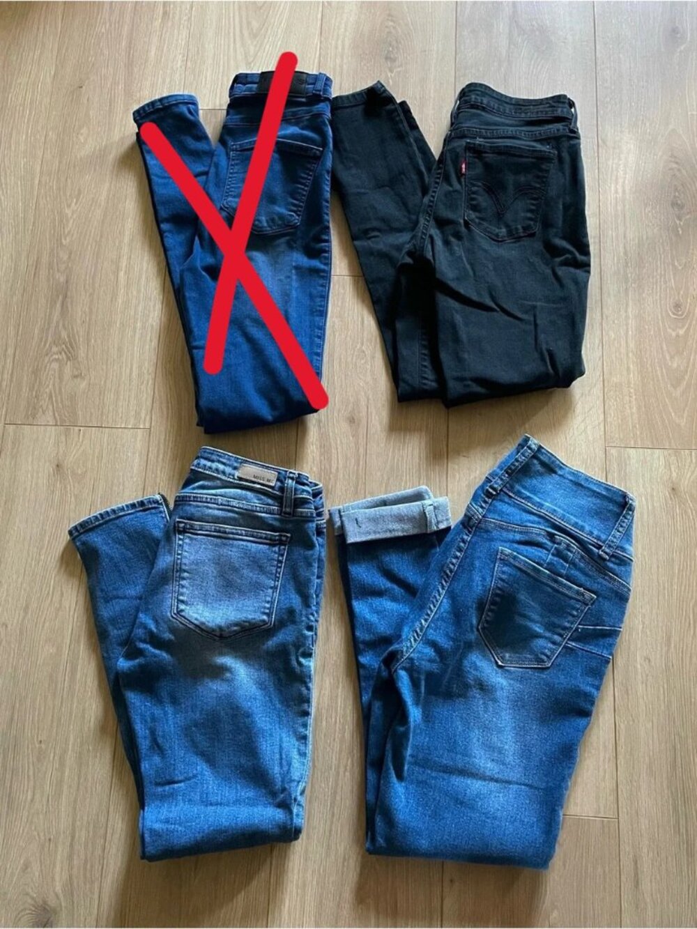 Lot of 3 Women’s Skinny Jeans - Levi’s Miss Me Fashion Nova